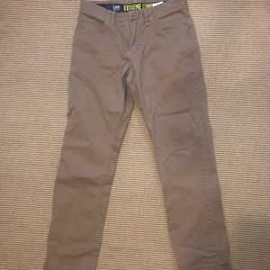 Boys Lee Khaki Pants
